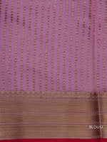 Handwoven Light Purple Katan Silk Saree