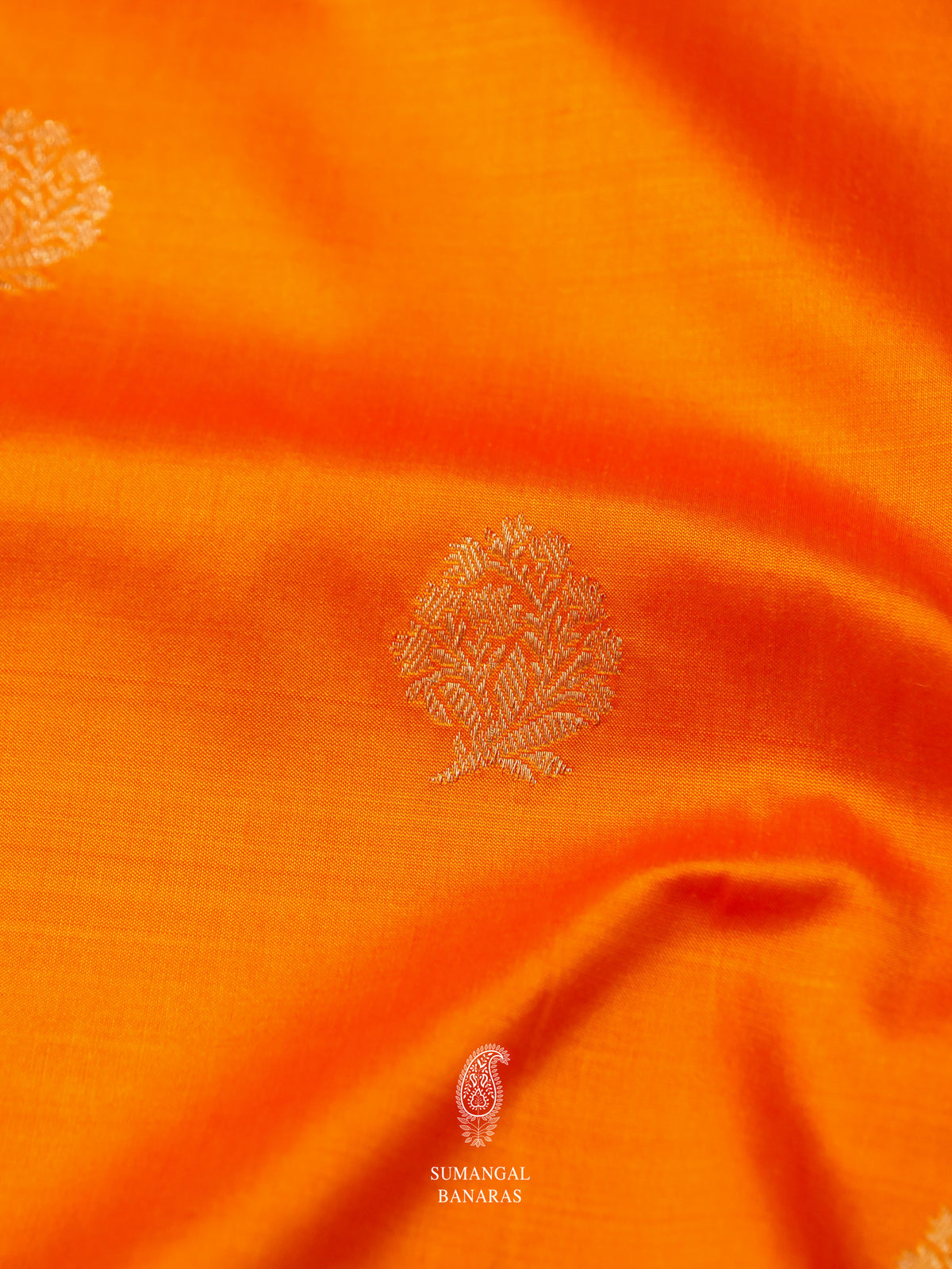 Handwoven Haldi Yellow Banarasi Katan Silk Saree