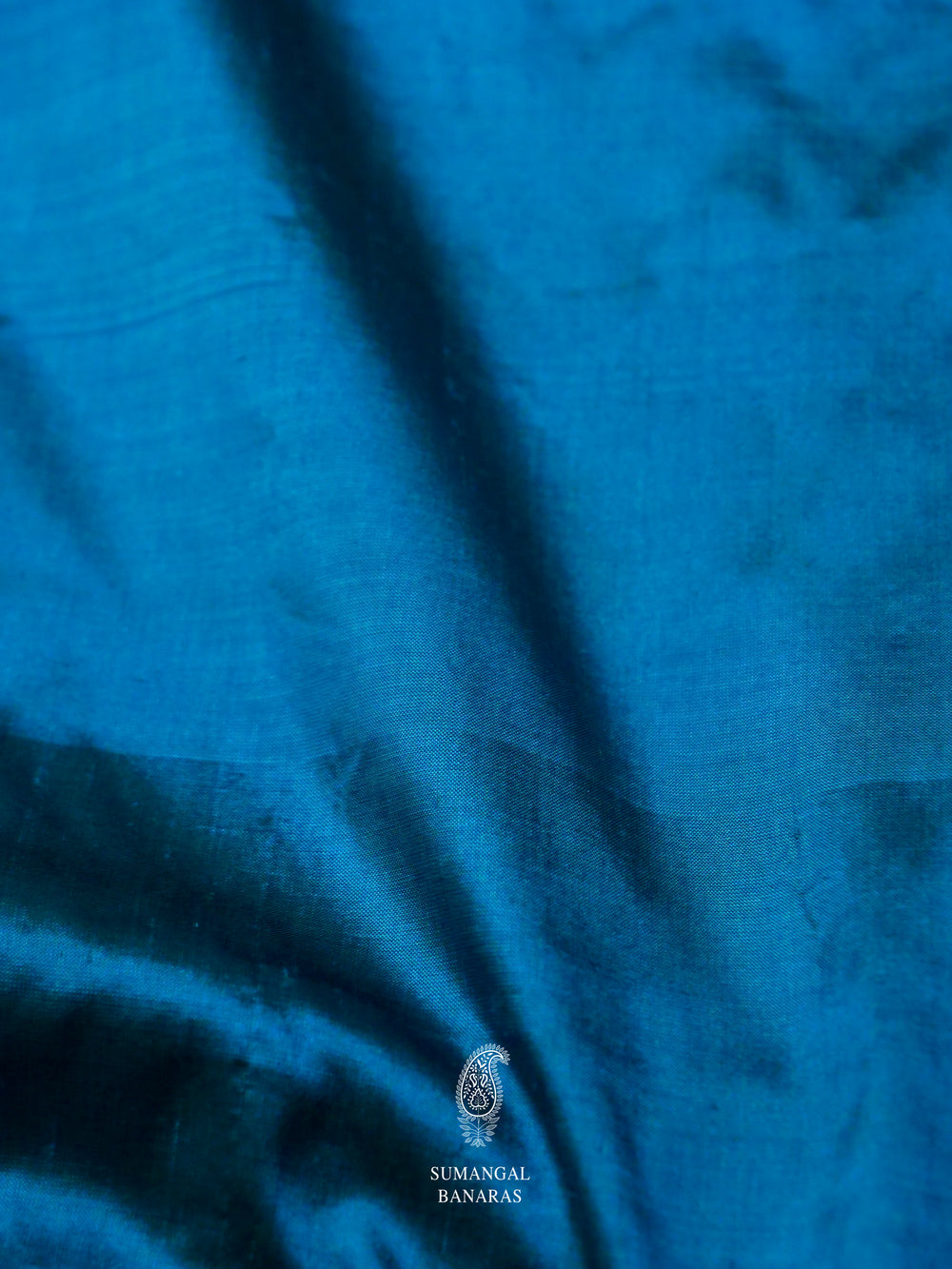 Handwoven Navy Blue Banarasi Katan Silk Saree