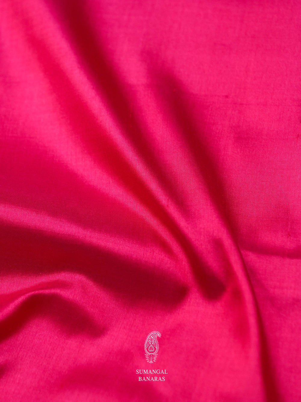 Handwoven Fuchsia Pink Banarasi Katan Silk Saree