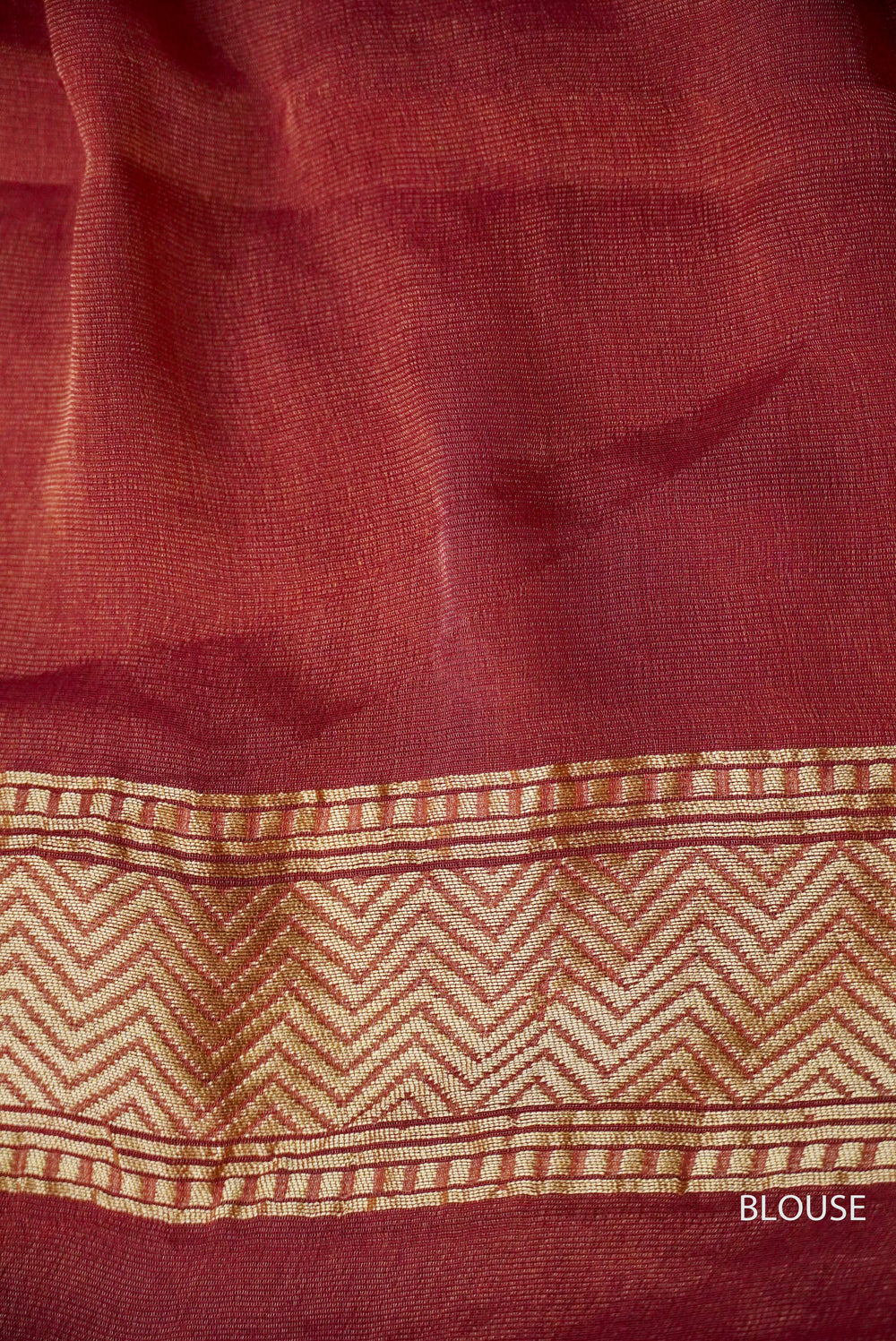 Handwoven Banarsi Pearl Peach Georgette Silk Saree