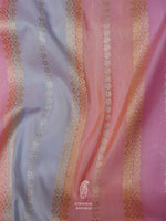 Handwoven Multicolored Rangkat Katan Silk Saree