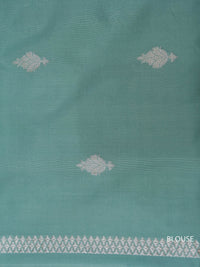 Handwoven Pista Green Katan Silk Saree