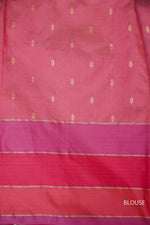 Handwoven Meenakari Mint Blue Katan Silk Saree
