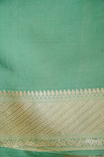 Handwoven Turquoise Blue Katan Silk Saree