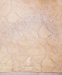 Handwoven Latte Gold Breezy Organza Saree
