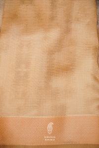Goldfish Peach Breezy Organza Saree
